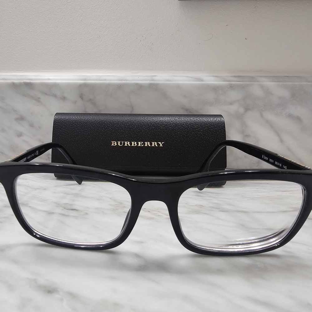 Burberry Black Rectangular Optical Glasses - image 2